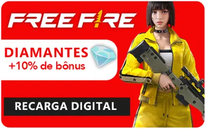 Créditos Free Fire – 1.060 Diamantes + 10% Bônus